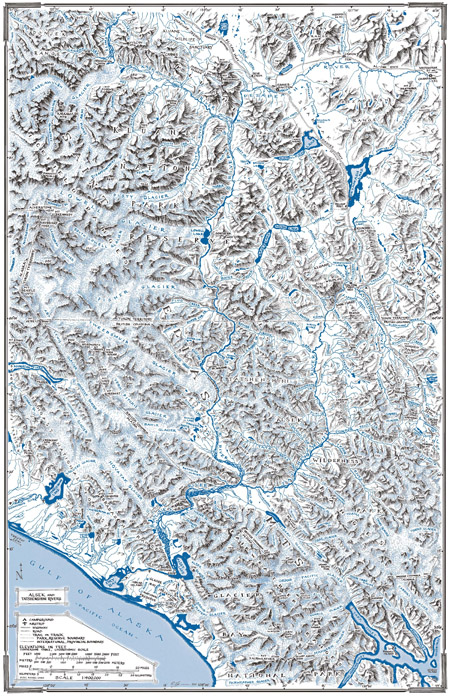 Alsek and Tatshenshini River Map